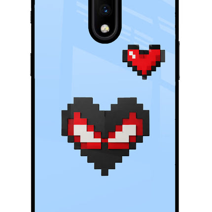 Peter Heart Oneplus 7 Glass Case