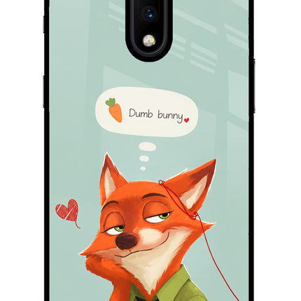Nick Charm Oneplus 7 Glass Case Back Cover by Casekaro