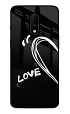 Love Line Oneplus 7 Glass Case