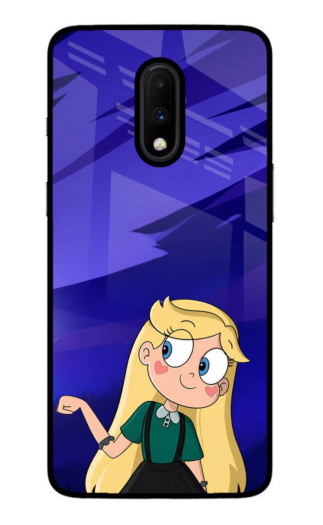 Star Glow Oneplus 7 Glass Case