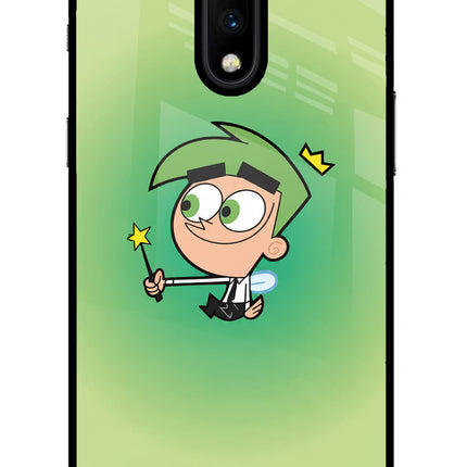 Cosmo Magic Oneplus 7 Glass Case Back Cover by Casekaro