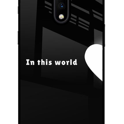This World Oneplus 7 Glass Case