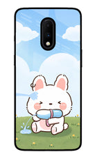 Bunny Treat Oneplus 7 Glass Case