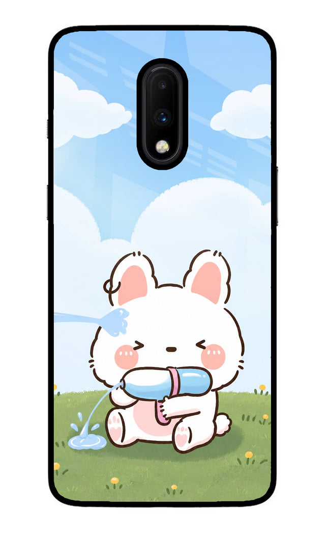 Bunny Treat Oneplus 7 Glass Case