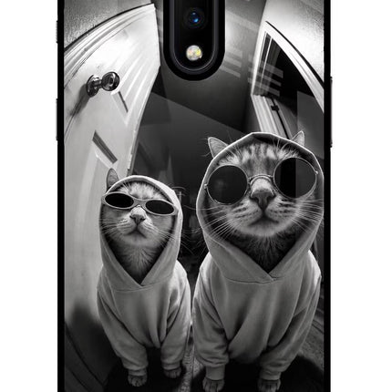 Hood Cats Oneplus 7 Glass Case