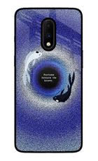 Dark Koi Oneplus 7 Glass Case