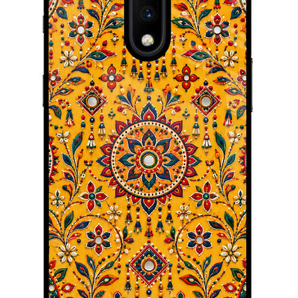 Sunlit Aura Oneplus 7 Glass Case