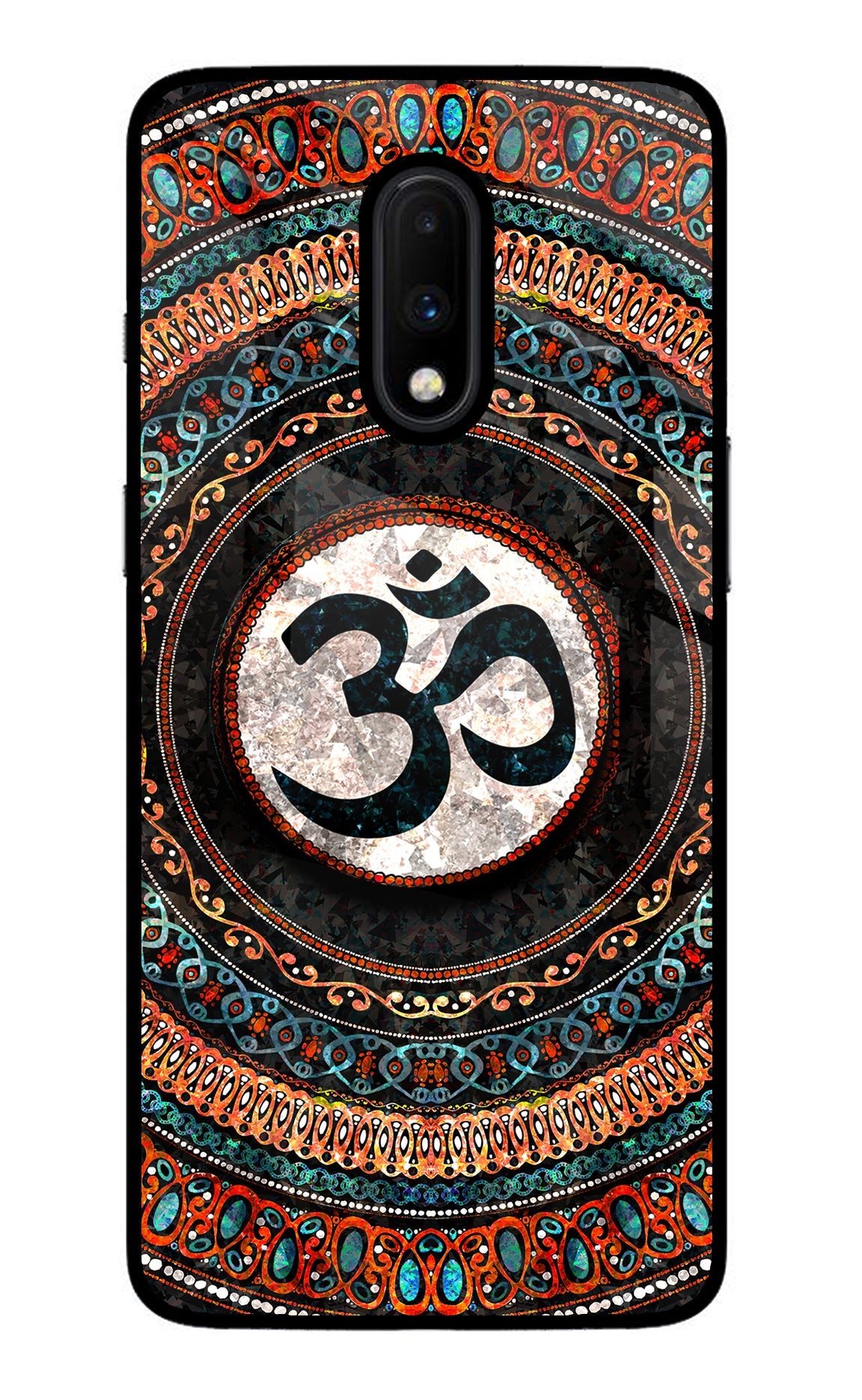 Om Culture Oneplus 7 Glass Case