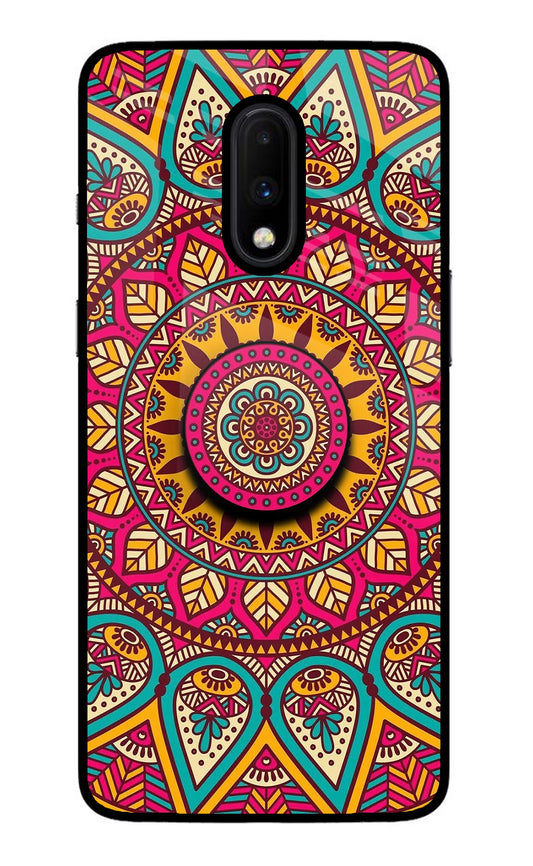 Mandala Oneplus 7 Glass Case