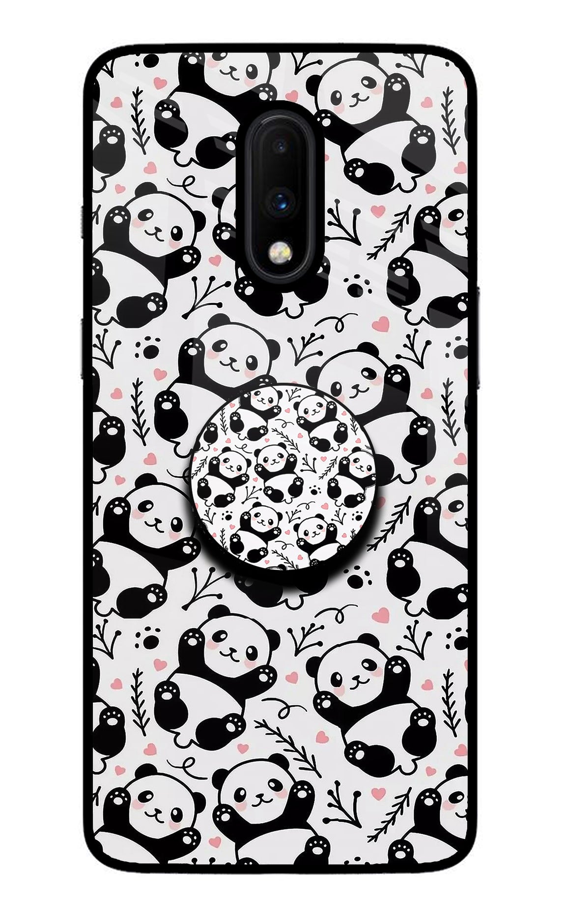 Cute Panda Oneplus 7 Pop Case