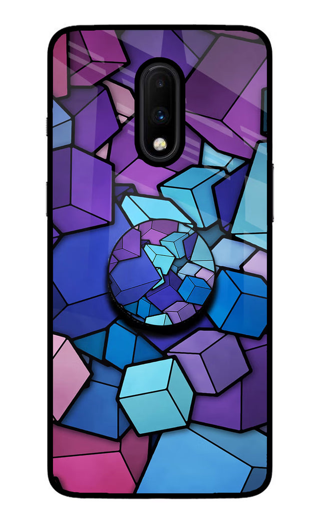 Cubic Abstract Oneplus 7 Pop Case by Casekaro