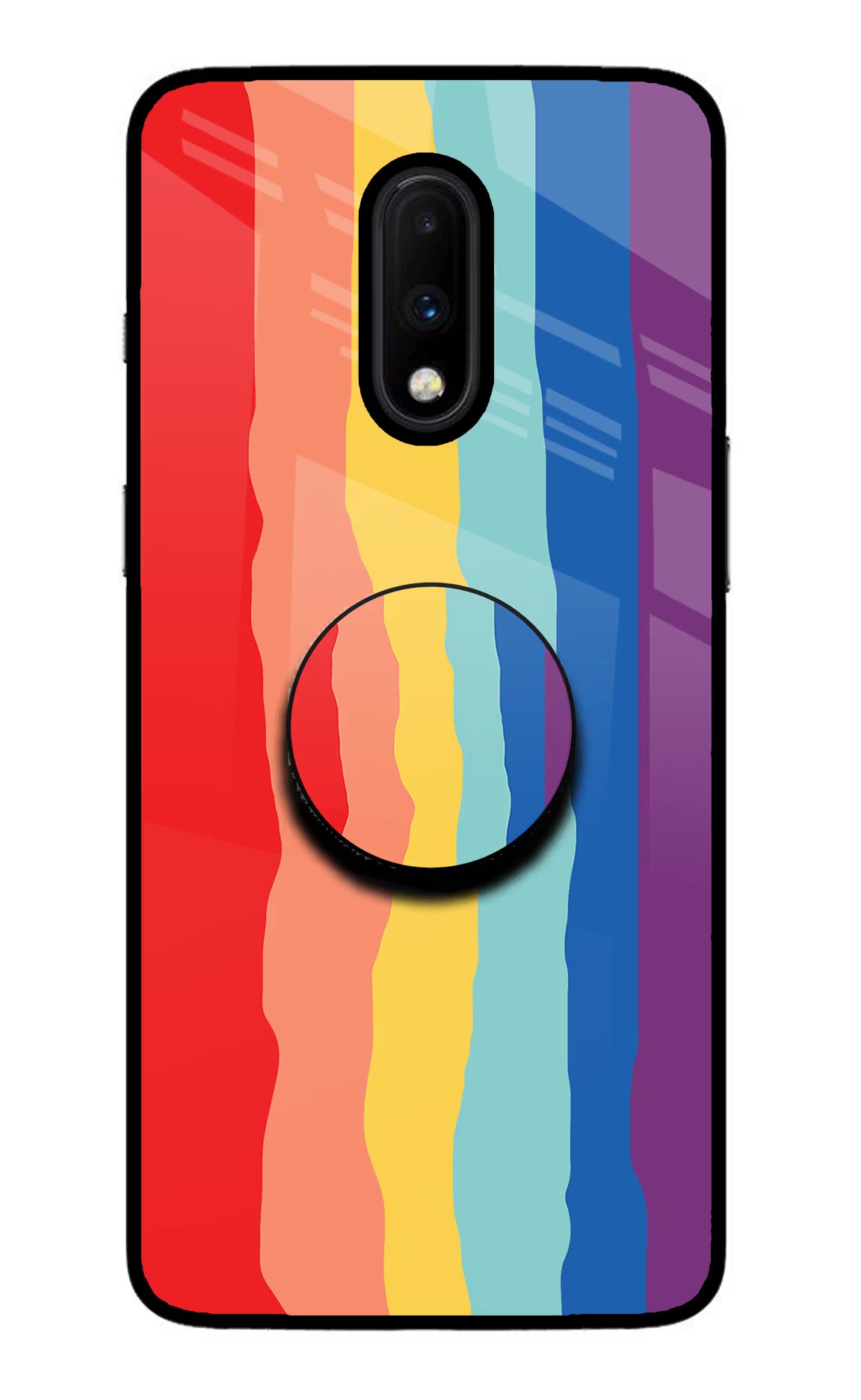 Rainbow Oneplus 7 Pop Case by Casekaro