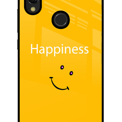 Happiness With Smiley Redmi 7 Glass Case
