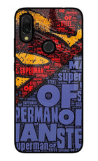 Superman Redmi 7 Glass Case