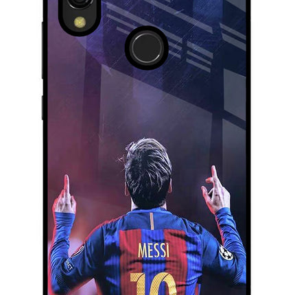 Messi Redmi 7 Glass Case