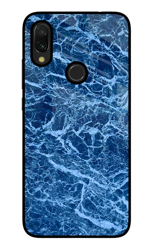 Blue Marble Redmi 7 Glass Case