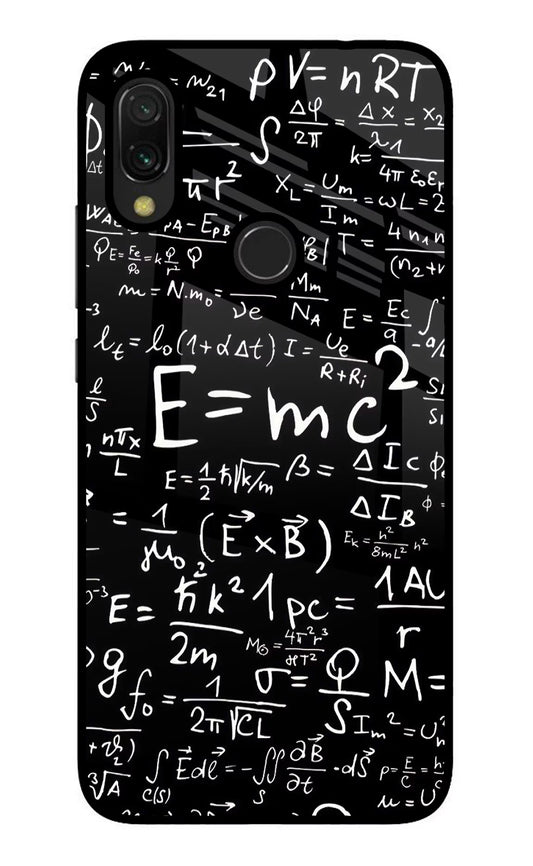 Physics Formula Redmi 7 Glass Case