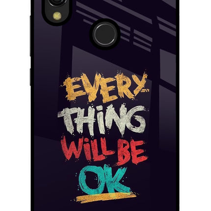 Everything Will Be Ok Redmi 7 Glass Case