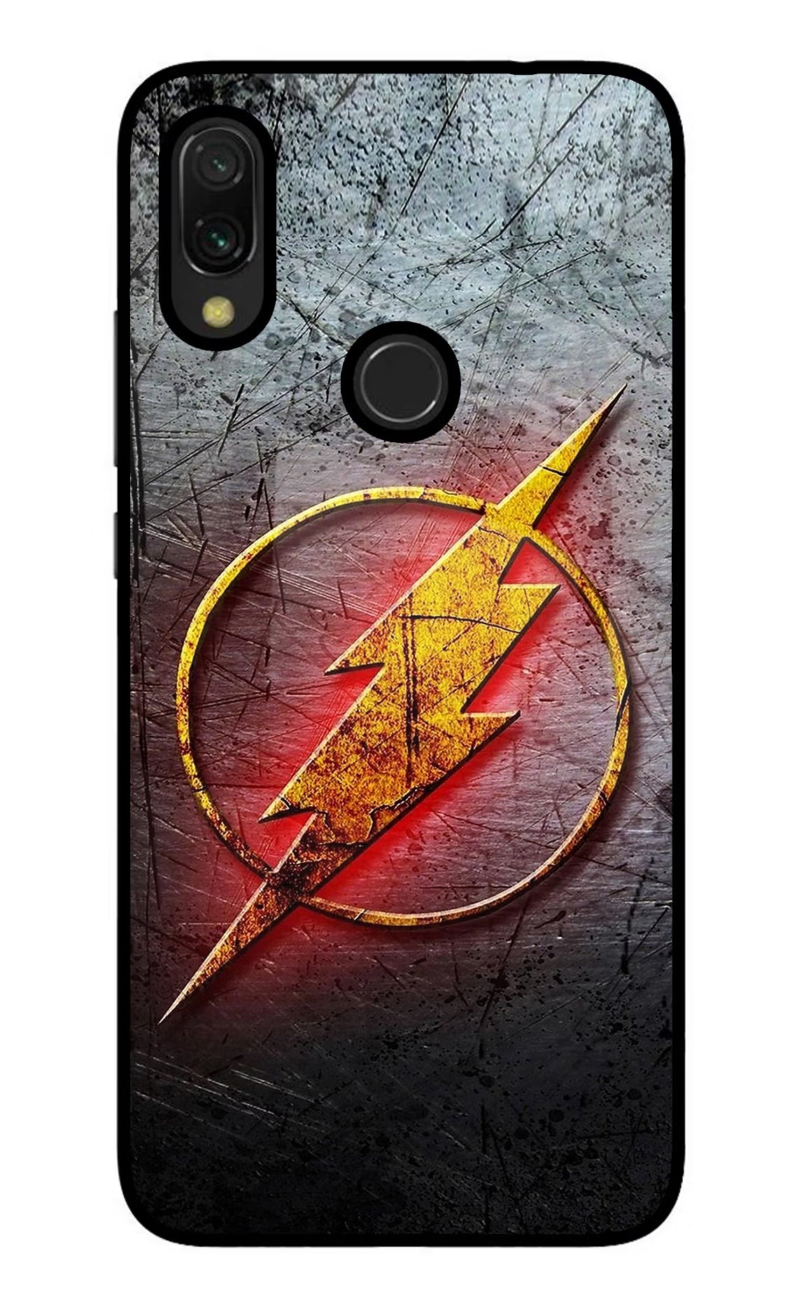 Flash Redmi 7 Glass Case Back Cover by Casekaro