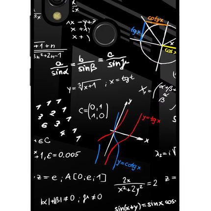 Mathematics Formula Redmi 7 Glass Case Back Cover by Casekaro
