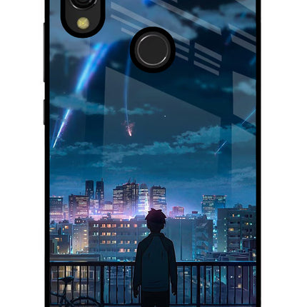 Anime Redmi 7 Glass Case Back Cover by Casekaro