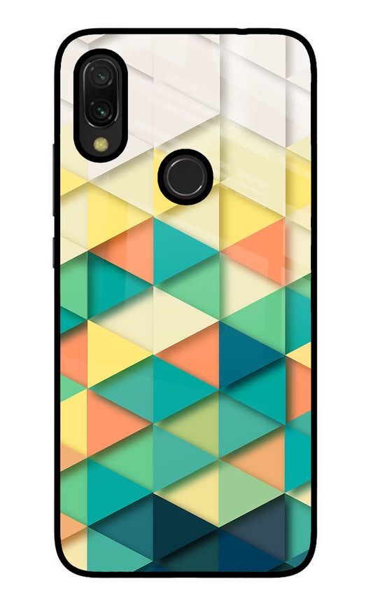 Abstract Redmi 7 Glass Case