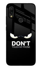 Don'T Touch My Phone Redmi 7 Glass Case