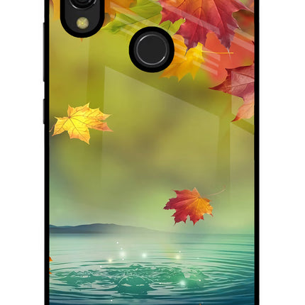 Flowers Redmi 7 Glass Case Back Cover by Casekaro