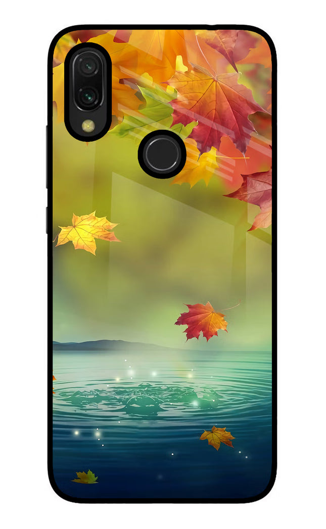Flowers Redmi 7 Glass Case Back Cover by Casekaro