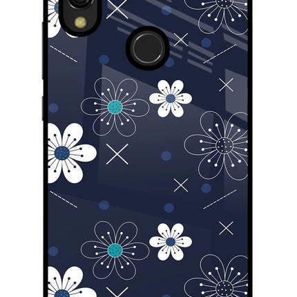 Flowers Redmi 7 Glass Case Back Cover by Casekaro