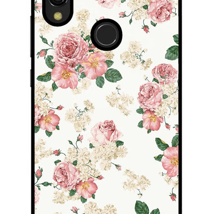 Flowers Redmi 7 Glass Case Back Cover by Casekaro