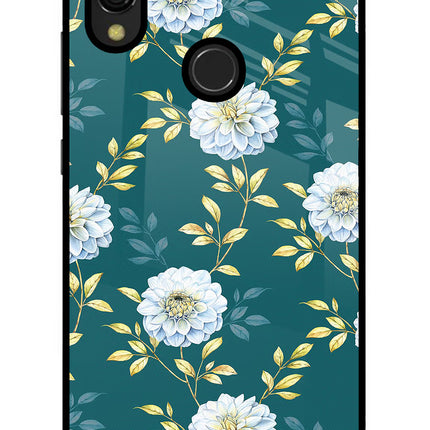 Flowers Redmi 7 Glass Case Back Cover by Casekaro