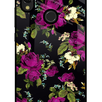 Flowers Redmi 7 Glass Case Back Cover by Casekaro