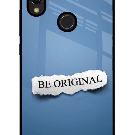 Be Original Redmi 7 Glass Case Back Cover by Casekaro