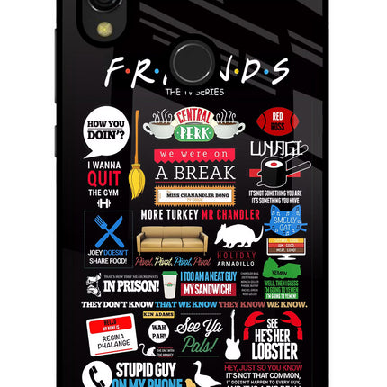 FRIENDS Redmi 7 Glass Case Back Cover by Casekaro