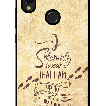 I Solemnly swear that i up to no good Redmi 7 Glass Case