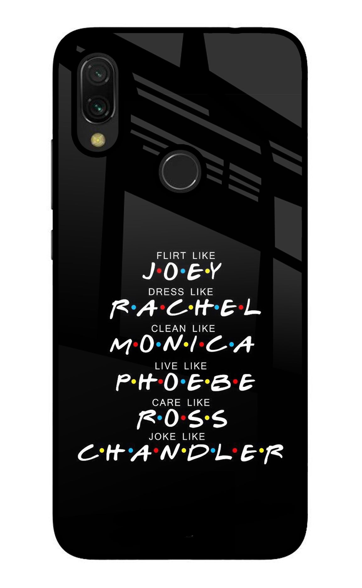 FRIENDS Character Redmi 7 Back Cover