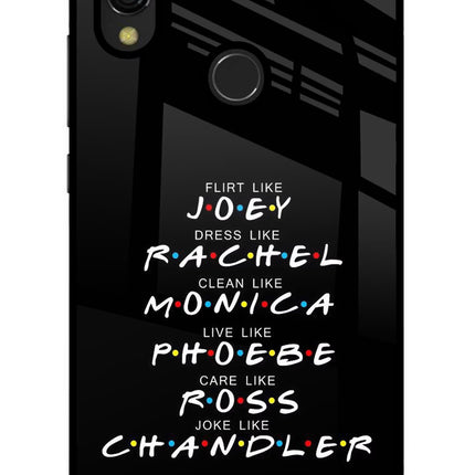 FRIENDS Character Redmi 7 Glass Case