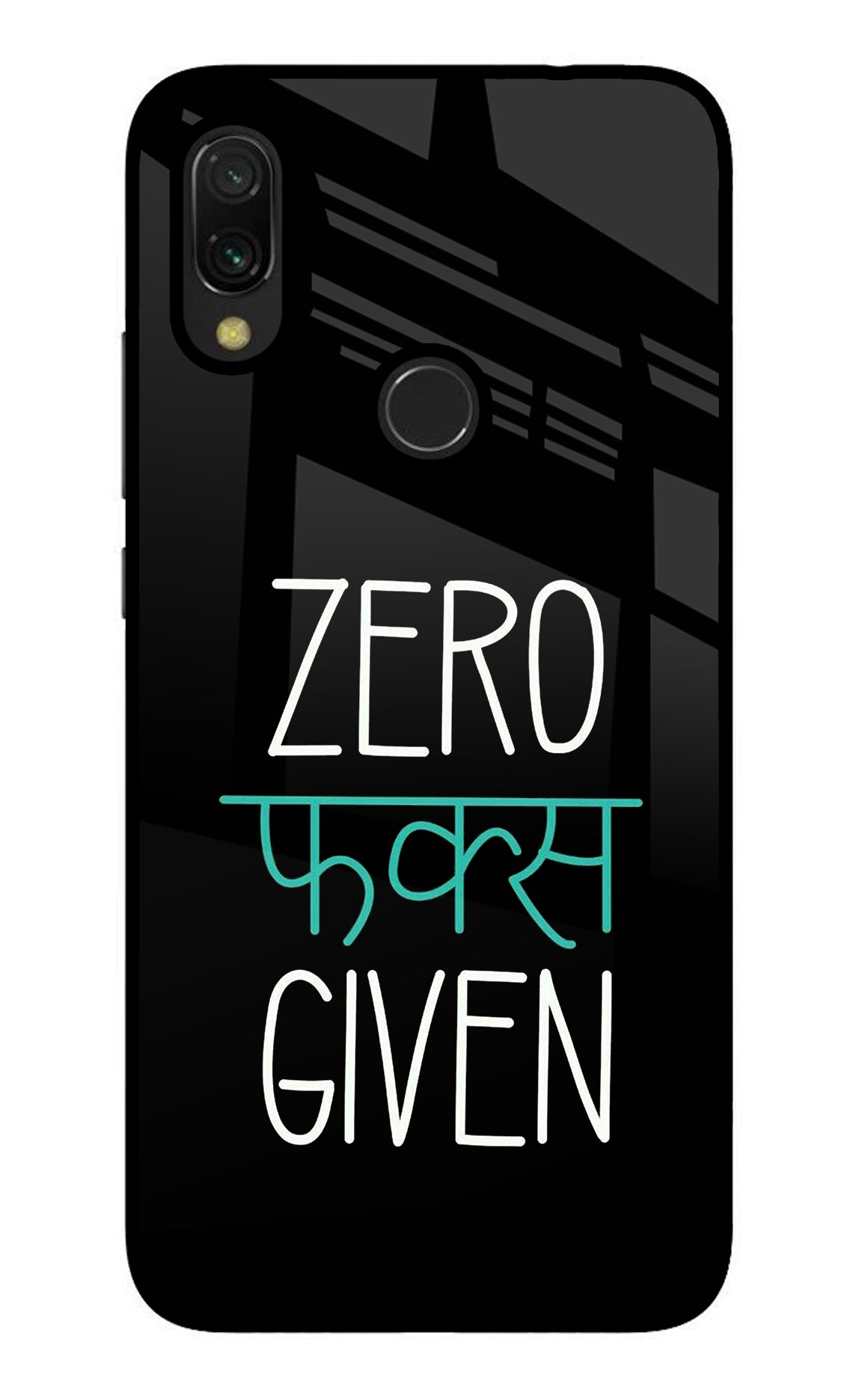 Zero Fucks Given Redmi 7 Back Cover