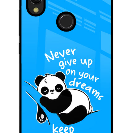 Keep Sleeping Redmi 7 Glass Case Back Cover by Casekaro