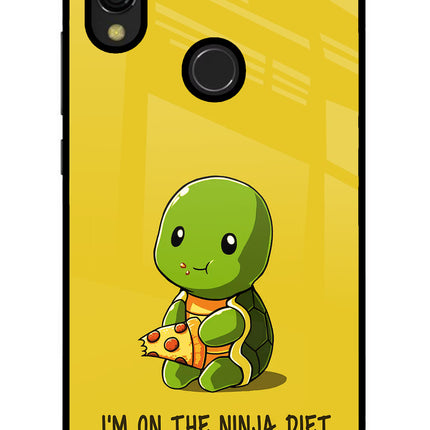 I'm on Ninja Diet Redmi 7 Glass Case Back Cover by Casekaro