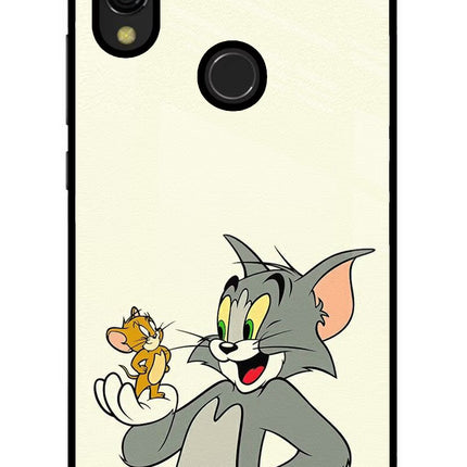 Tom & Jerry Redmi 7 Glass Case Back Cover by Casekaro