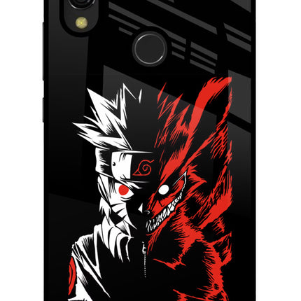 Naruto Two Face Redmi 7 Glass Case Back Cover by Casekaro