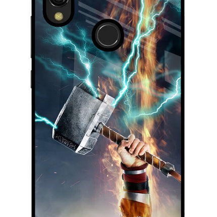Thor Hammer Mjolnir Redmi 7 Glass Case