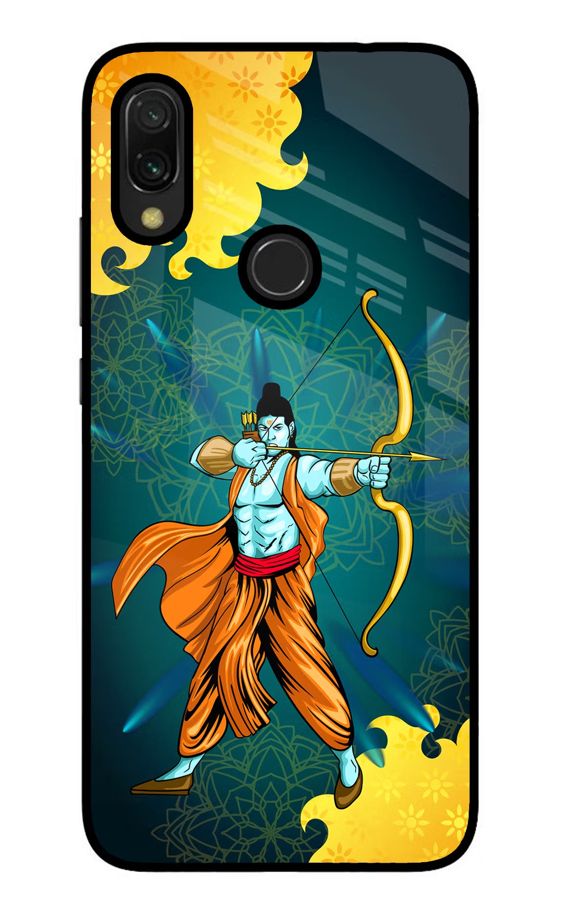Lord Ram - 6 Redmi 7 Glass Case Back Cover by Casekaro