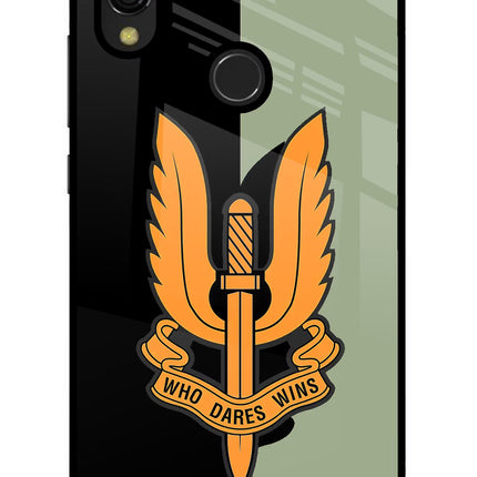 Balidan Logo Redmi 7 Glass Case Back Cover by Casekaro