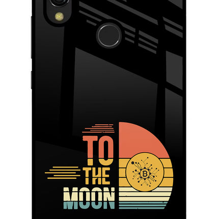 To the Moon Redmi 7 Glass Case