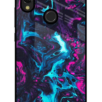 Abstract Redmi 7 Glass Case