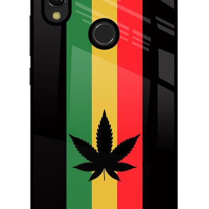 Weed Flag Redmi 7 Glass Case