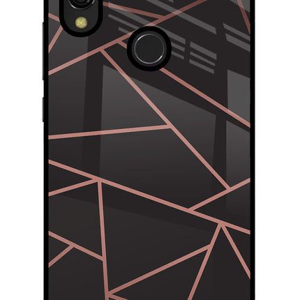 Geometric Pattern Redmi 7 Glass Case